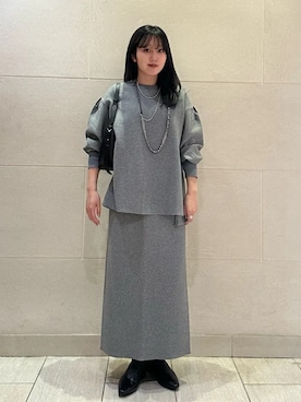 小菅さん(レディース・156cm)の春コーディネート