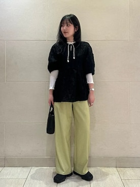 「Beau're（ヴュレ）のアイテム」を使った、小菅さん（レディース・156cm）の春コーディネート