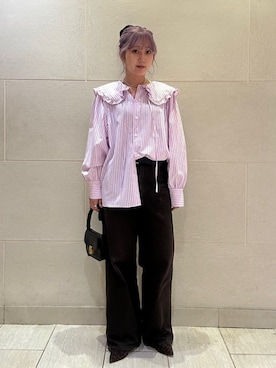 小菅さん（レディース・156cm）の秋コーディネート