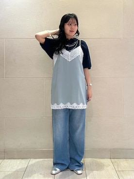 小菅さん(レディース・156cm)の春コーディネート