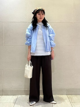 「Beau're（ヴュレ）のアイテム」を使った、小菅さん（レディース・156cm）の春コーディネート