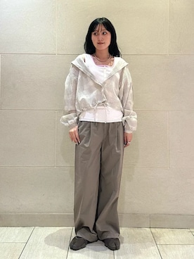 小菅さん（レディース・156cm）の春コーディネート