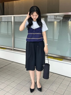 小菅さん（レディース・156cm）の夏コーディネート