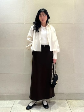 小菅さん(レディース・156cm)の春コーディネート