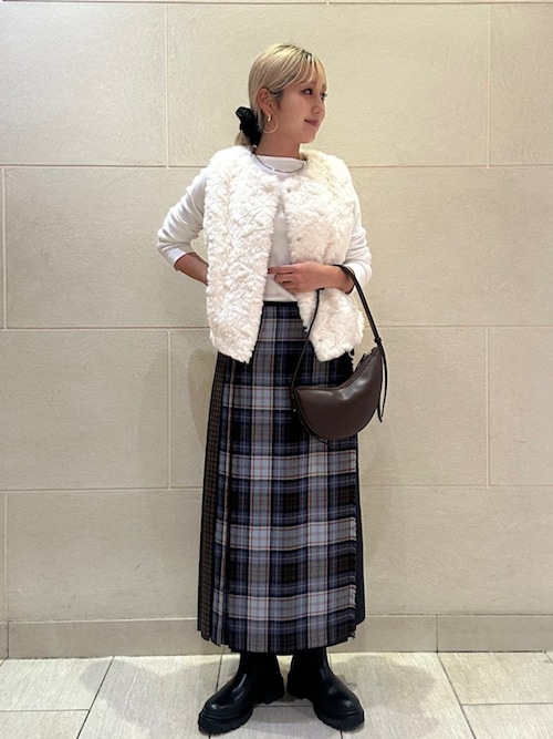 セール】ランダム ファー ショート ジレ（ベスト）｜SHIPS（シップス