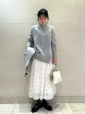 「Beau're（ヴュレ）のアイテム」を使った、小菅さん（レディース・156cm）の冬コーディネート