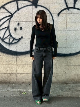 ヒナさん（骨格ストレート・レディース・162cm）の秋コーディネート