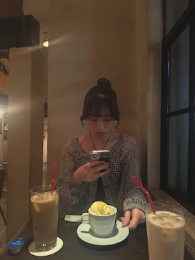 「アイテム（スマホケース/カバー）」を使った、ヒナさん（レディース・162cm）の夏コーディネート