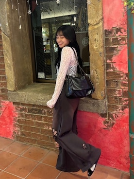 「アイテム（メイクアップ）」を使った、ヒナさん（レディース・162cm）の秋コーディネート