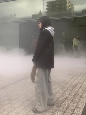 「アイテム（ノーカラージャケット）」を使った、ヒナさん（骨格ストレート・レディース・162cm）の秋コーディネート