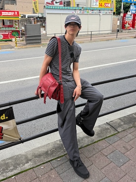 「Clarks（クラークス）のアイテム」を使った、YUTO(2U)さん（メンズ・177cm）の夏コーディネート