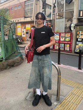 「Clarks（クラークス）のアイテム」を使った、YUTO(2U)さん（メンズ・177cm）の夏コーディネート
