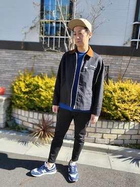 「アイテム（ブルゾン）」を使った、tochi1102さん（メンズ・171cm・40代）の冬コーディネート