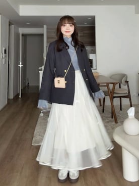 「classicalelf（クラシカルエルフ）のアイテム」を使った、みさねさん（レディース・158cm）の春コーディネート