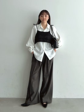 みさねさん（骨格ストレート・レディース・158cm）の秋コーディネート