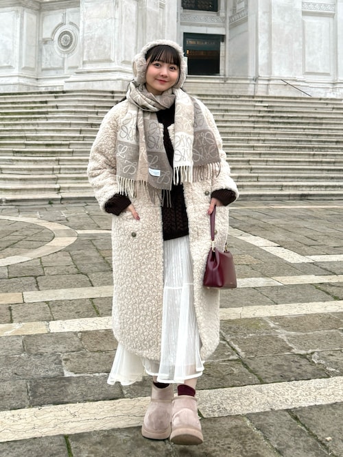 Wisteria ウィステリア メタリックアクセントショルダーバッグ