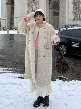 みさねさん（レディース・158cm）の冬コーディネート