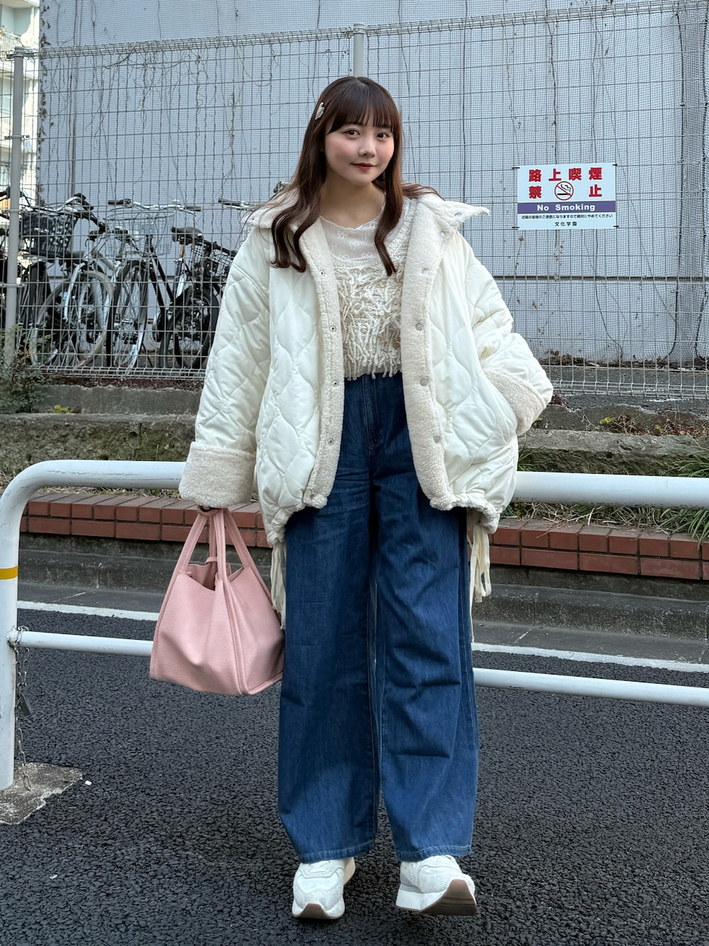 2way reversible quilting boa jacket / 2wayリバーシブルキルティング 