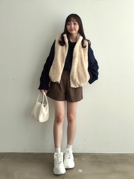 みさねさん（レディース・158cm）の冬コーディネート