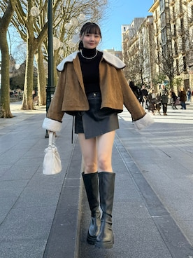 みさねさん(レディース・158cm)の冬コーディネート