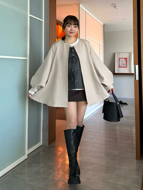 リボンニットベスト（ベスト）｜Lunea（ルネア）のファッション通販