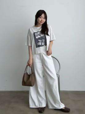 「アイテム（パンプス）」を使った、みさねさん（レディース・158cm）の夏コーディネート