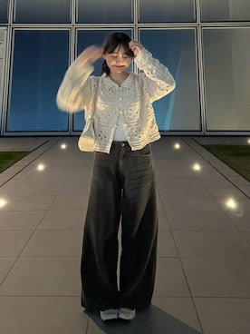 「アイテム（シューズ）」を使った、みさねさん（レディース・158cm）の秋コーディネート