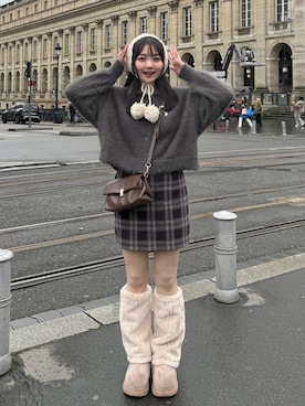 みさねさん（レディース・158cm）の冬コーディネート