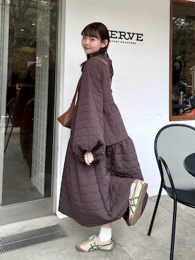 「Lunea（ルネア）のアイテム」を使った、みさねさん（レディース・158cm）の冬コーディネート