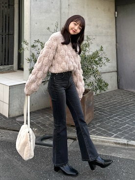 みさねさん（レディース・158cm）の冬コーディネート