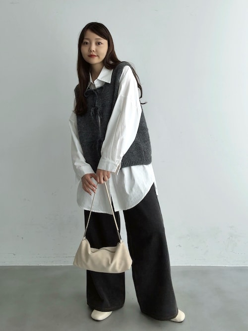 セール】スクエアストラップフラットミュール（パンプス）｜Lunea