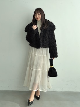 みさねさん（レディース・158cm）の冬コーディネート