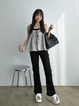 みさねさん（骨格ストレート・レディース・158cm）の夏コーディネート