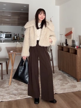 みさねさん（レディース・158cm）の冬コーディネート