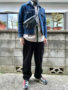 「JOINT WORKS（ジョイントワークス）のアイテム（パンツ）」を使った、えぴさん（メンズ・173cm）の冬コーディネート