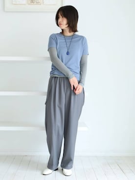 Kikuchi_TOMORROWLANDさん（レディース・164cm）の夏コーディネート