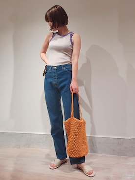「BALI WERKSTATTE」｜Kikuchi_TOMORROWLANDさん（レディース・164cm）の夏コーディネート