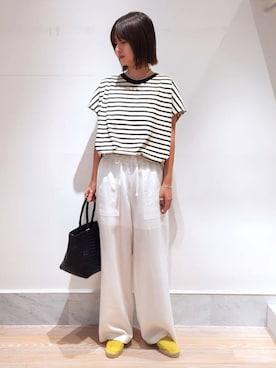 「SASKIA DIEZ（サスキアディッツ）のアイテム（アクセサリー）」を使った、Kikuchi_TOMORROWLANDさん（レディース・164cm）の夏コーディネート