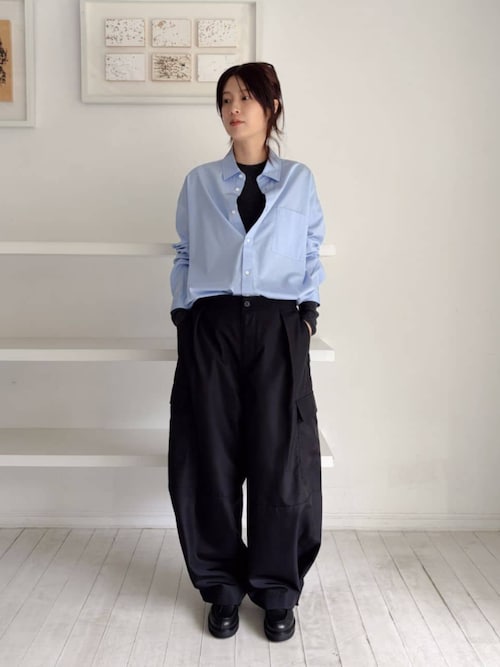 スムースドライコットン メンズライクシャツ（シャツ/ブラウス