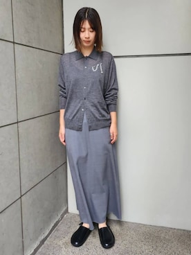 「HEREU（ヘリュー）のアイテム」を使った、Kikuchi_TOMORROWLANDさん（レディース・164cm）の夏コーディネート