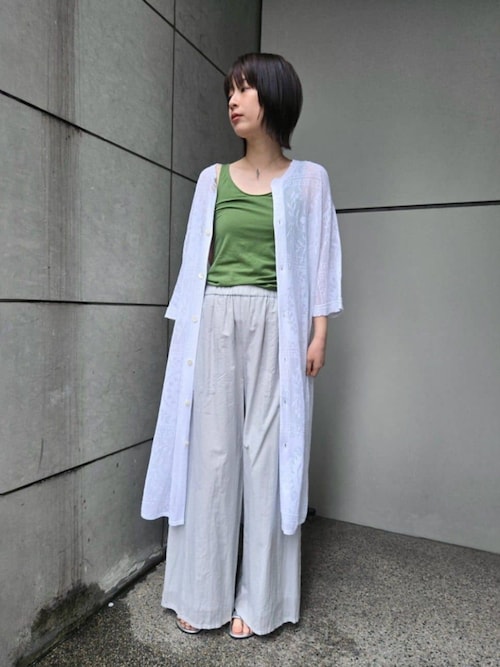 インドコットン イージーワイドパンツ（その他パンツ）｜GALERIE