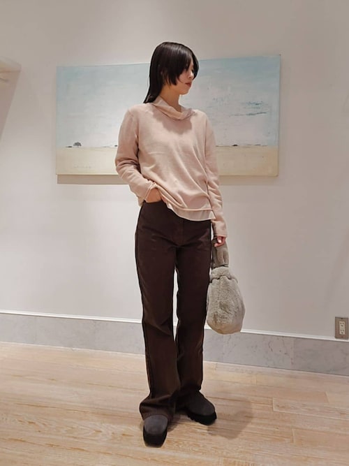 スコットランドカシミヤ Vネックプルオーバー（ニット/セーター