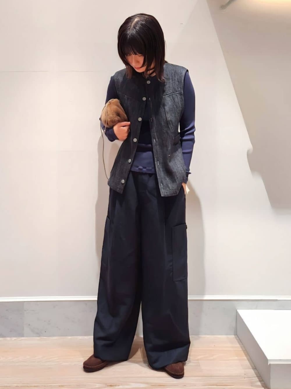 【TOMORROWLAND GOODS】Lauren Manoogian DENIM BODICE ベスト セール】 Lauren Manoogian DENIM BODICE ベスト （ベスト