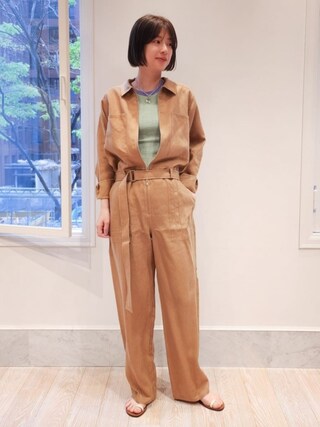 GALERIE VIE フレンチリネン ジャンプスーツ セール】 フレンチリネン ジャンプスーツ （サロペット