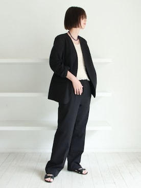 Kikuchi_TOMORROWLANDさん（レディース・164cm）の夏コーディネート