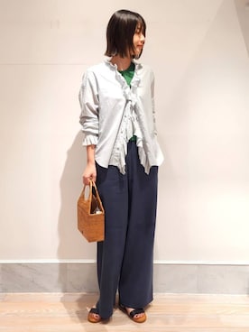「BALI WERKSTATTE」｜Kikuchi_TOMORROWLANDさん（レディース・164cm）の夏コーディネート