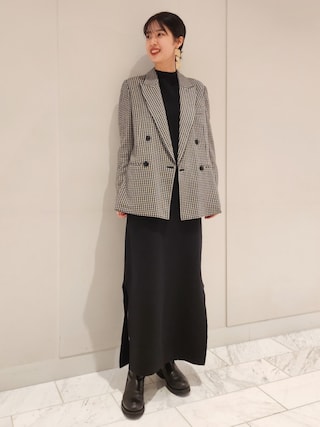 新品CABaNキャバンコットンカシミアチェックジャケット 1668635831_320.jpg