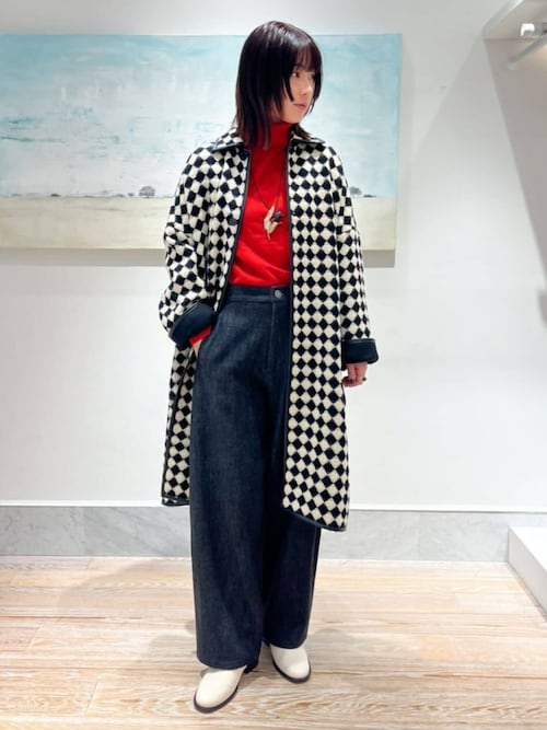 アズレージョ ステンカラーオーバーコート（ステンカラーコート