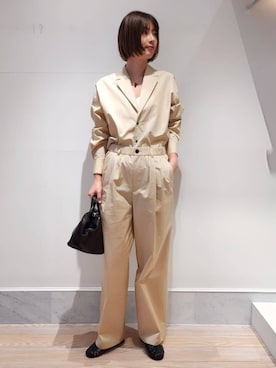 「ジャンプスーツ風」｜Kikuchi_TOMORROWLANDさん（レディース・164cm）の春コーディネート