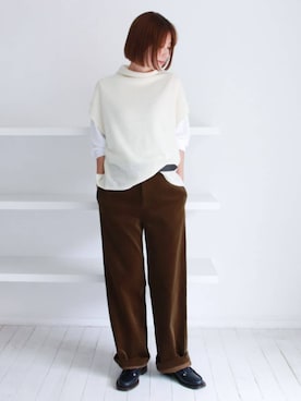 「master&co」｜Kikuchi_TOMORROWLANDさん（レディース・164cm）の秋コーディネート